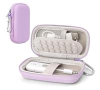 Linp - Piccola custodia rigida da viaggio per ricevitori trasmettitore Bluetooth AirFly SE/Pro/Pro 2/Duo e Avantree, custodia protettiva per adattatori audio wireless e gadget per cuffie aeroplani