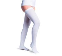 Linphelle Calze Autoreggenti Antitrombo Medicali a Compressione Graduata, Calze Elastiche Antiembolismo per Degenza, Taglia 4