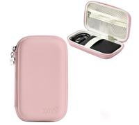 Linpr 2.5" Custodia Rigida per Hard Disk Esterno Seagate, Rosa | Custodia Esterna per Sandisk Extreme PRO, WD Elements Portable External Hard Drive SSD 1TB 2TB Custodia Protettiva da Viaggio