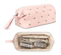 Linpr Borsa da Viaggio Compatibile con Airwrap Styler e Shark Flexstyle, Custodia Portaoggetti Portatile Adatta per Asciugacapelli e Supersonic e Accessori, Organizer Impermeabile (Rosa)