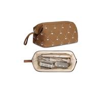 Linpr Borsa da Viaggio per Airwrap Styler e Shark Flexstyle, Marrone | Custodia Portaoggetti Adatta per Asciugacapelli e Supersonic e Accessori, Portatile Pochette per Strumenti per Capelli