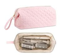 Linpr Borsa da Viaggio per Airwrap Styler e Shark Flexstyle, Rosa Chiaro
