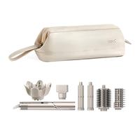 Linpr Borsa da Viaggio per Dyson Airwrap/Shark Flexstyle Complete Styler e Accessori, Custodia da Viaggio Portatile, Custodia Impermeabile per Asciugacapelli, Borsa Organizer (Bianco, Singolo strato)