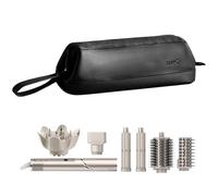 Linpr Borsa da Viaggio per Dyson Airwrap/Shark Flexstyle Complete Styler e Accessori, Custodia da Viaggio Portatile, Custodia Impermeabile per Asciugacapelli, Borsa Organizer (Nero, Singolo strato)