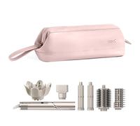 Linpr Borsa da Viaggio per Dyson Airwrap/Shark Flexstyle Complete Styler e Accessori, Custodia da Viaggio Portatile, Custodia Impermeabile per Asciugacapelli, Borsa Organizer (Rosa, Singolo strato)