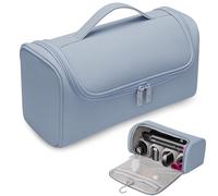 Linpr Custodia da Viaggio Impermeabile Compatibile con Dyson Airwrap, Blu | Organizer Portatile con Gancio per Supersonic/Arricciacapelli, Accessori e Styler - Borsa Multitasche Protettiva