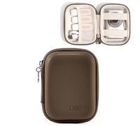 Linpr Custodia per Fotocamera Digitale Compatibile con CAMKORY/per KODAK PIXPRO/per Lecran/per VAHOIALD/per Canon IXUS 285 HS, Piccolo Supporto per Fotocamere da Viaggio per Accessori (Marrone)