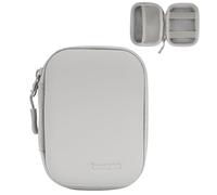 Linpr Custodia per Fotocamera Digitale Compatibile con CAMKORY/per KODAK PIXPRO/per Lecran/per VAHOIALD/per Canon IXUS 285 HS, Piccolo Supporto per Fotocamere da Viaggio per Accessori (PU-Grigio)