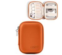 Linpr Custodia per Fotocamera Digitale Compatibile con CAMKORY/per KODAK PIXPRO/per Lecran/per VAHOIALD/per Canon IXUS 285 HS, Piccolo Supporto per Fotocamere da Viaggio per Accessori (Arancia)