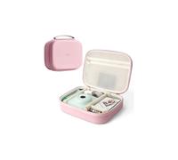 Linpr Custodia Rigida Portatile per Fotocamera Istantanea, Rosa | Compatibile con Fujifilm Instax Mini 12/11/9/EVO, Borsa Impermeabile per Fotocamera, Instax Cartucce e Accessori