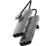 LINQ byELEMENTS LQ48011 hub di interfaccia 2 x USB 3.2 Gen 2 3.1 Gen 2 Type-C 10000 Mbit/s Nero, Grigio