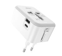 LinQ, Adattatore Multipresa Internazionale Universale 2000W con 1 USB e USB-C