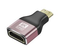 LinQ, Adattatore Video 8K UHD HDMI Femmina a Mini HDMI Maschio, Nero