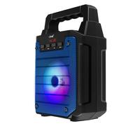 LinQ, Altoparlante luminoso Bluetooth compatibile con microfono, Blu