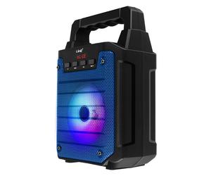 LinQ, Altoparlante luminoso Bluetooth compatibile con microfono, Blu