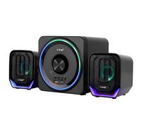 LinQ, Altoparlante per PC Bluetooth con porte jack 3,5 mm + USB + micro SD, Nero
