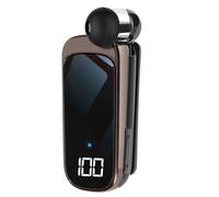 LinQ, Auricolare Bluetooth Clip Cavo 20h LED, Nero