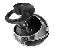 LinQ, Auricolari Bluetooth Clip Design Aperto Microfono Touch, Nero