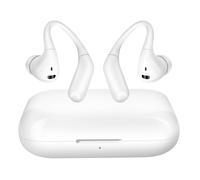 LinQ Auricolari Bluetooth con gancio e controllo tattile, Bianco