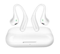 LinQ Auricolari Bluetooth con gancio e microfono, Bianco