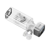 LinQ, Auricolari Clip Conduzione Aerea Microfono Tocco, Bianco