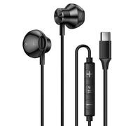 LinQ Auricolari In-Ear USB-C magnetici per musica e chiamate, Nero