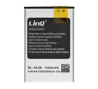 LinQ, Batteria per LG Optimus Black P970 capacità 1500mAh compatibile, Bianco