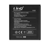 LinQ, Batteria per Wiko Fizz capacità 2600mAh perfettamente compatibile, Nero