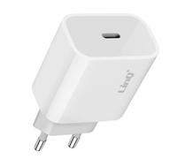 LinQ Caricabatterie da muro USB-C 20W Power Delivery, Bianco