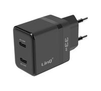 LinQ, Caricabatterie da muro USB-C 33W Power Delivery, Nero