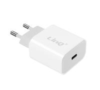 LinQ, Caricatore da muro USB-C Power Delivery 20W ricarica rapida, Bianco