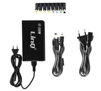 LinQ, Caricatore universale da 120 W con 8 punte da 12 a 24 V IT-120 W, Nero