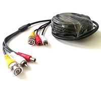 LINQ Cavo Audio Video BNC 20 Metri per Telecamera DVR PROLUNGA 200 CM DVR-AU20M