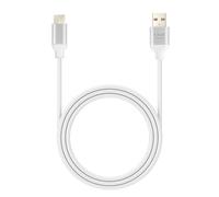 LinQ, Cavo da USB a USB-C Fast Charge 3A, sincronizzazione 1 metro e 50, Argento