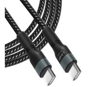 LinQ, Cavo da USB-C a USB-C Power Delivery 60W carica rapida 3 metri, Nero