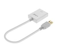 Cavo USB 3.0 verso HDMI femmina adattatore video Full HD argento - LinQ
