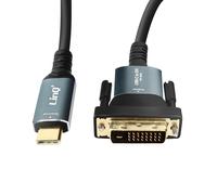 LinQ, Cavo USB-C a DVI Full HD 1080p Plug and Play lunghezza 1 metro e 80