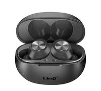 LinQ, Cuffie Bluetooth con microfono integrato, Nero