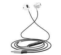 LinQ Cuffie con Cavo Lightning Semi-intra-auricolari, Argento