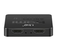 LinQ, Duplicatore HDMI 4K Ultra HD per 2 display in simultanea, Nero