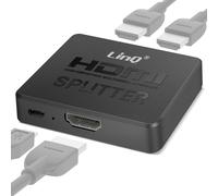 LinQ, Duplicatore HDMI 4K Ultra HD per 2 display in simultanea, Nero