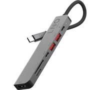 LINQ HUB MULTIPORT 7EN1 PRO USB-C 1 HDMI, 2 USBA, 2 USBC, 1 SD, 1 TF