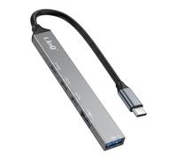 LinQ, Hub USB-C 5 in 1 con Porte USB / USB-C / Trasferimento 5 Gbps / PD 60W