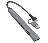 LinQ, Hub USB supporta OTG USB-C Power Delivery 60W e lettore schede SD/TF
