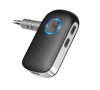 LinQ, Ricevitore audio Bluetooth per auto kit vivavoce tasti controllo, Nero