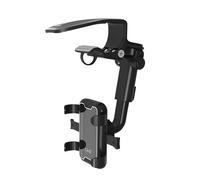 LinQ, Supporto auto smartphone griglia d'aerazione parasole cruscotto, Nero