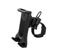 LinQ, Supporto Telefono / Tablet Manubrio Fissaggio Cinturino Ruota a 360°, Nero
