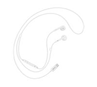 LinQ Auricolari USB-C con pulsanti di controllo lunghezza 1 metro e 20, Bianco