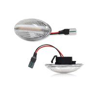 LinQianBhD Luce Laterale Indicatore Direzione Per MINI Per R50 Per R53 2002-2006 2 Pezzi Ambra LED Auto Indicatore Laterale Anteriore Indicatori Direzione Luci Fender Luce