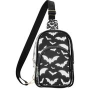 linqin Borsa a tracolla per pendolari quotidiani con tasca frontale con | Hardware della chiusura lampo del metallo, Soddisfare le regole di sicurezza del luogo, Cerniere metalliche lisce